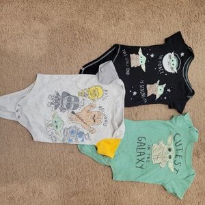 Star Wars Baby Bodysuit Set